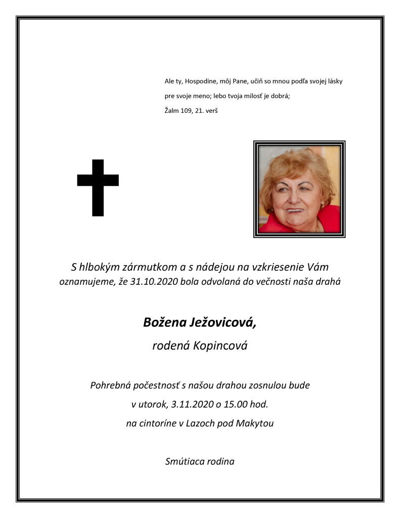 2020 NOVEMBER BJ PARTE foto farebné