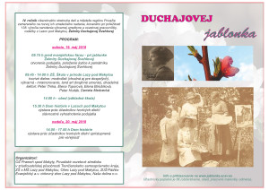 Duchajovej jablonka 2018 plagát web final