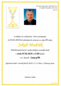 Jakub Lišaník parte