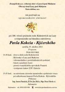 Kyčerský plagát 2014
