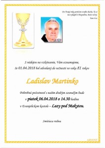 Ladislav Martinko parte