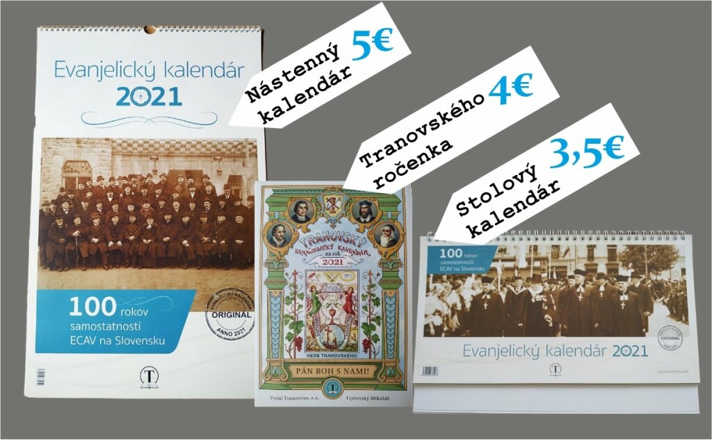 Tranoscius kalendár ročenka