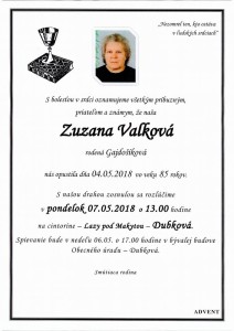 Valková Zuzana Dubková