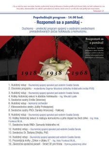 deň zmierenia program