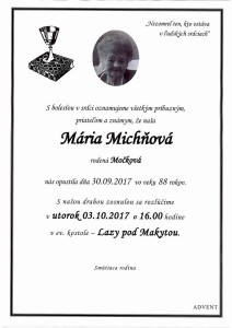 michňová