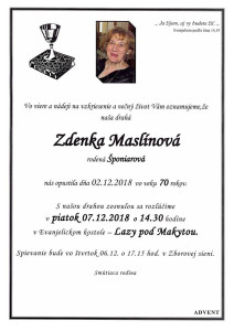 zdenka maslínová parte